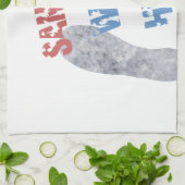 De kerstman was hier theedoek (Gevouwen)