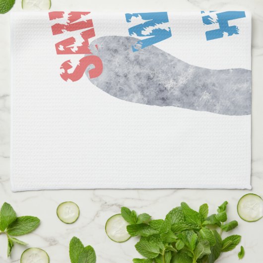 De kerstman was hier theedoek (Gevouwen)