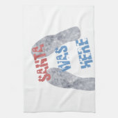 De kerstman was hier theedoek (Verticaal)