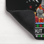 De kerstman was serieus over de hippo grappige lel muismat (Hoek)