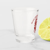 De Kerstman weet hoe hij een geheim moet bewaren Shot Glas (Links)