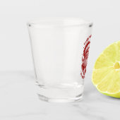 De Kerstman weet hoe hij moet feesten Shot Glas (Links)