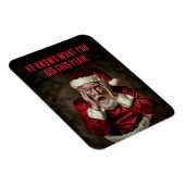 De kerstman weet wat je dit jaar hebt gedaan. magneet (Rechterzijde)