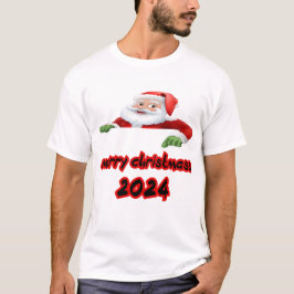 De Kerstman wenst u allen een gelukkig nieuwjaar T-shirt