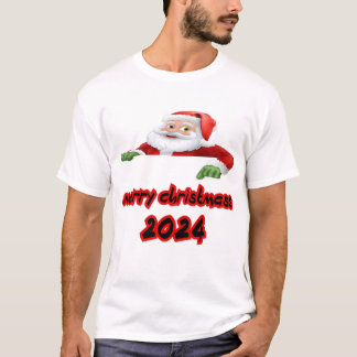 De Kerstman wenst u allen een gelukkig nieuwjaar T-shirt