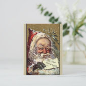 De kerstman wil een bier feestdagenkaart (Staand voorkant)