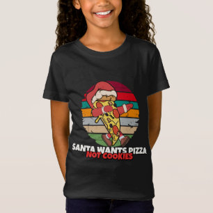 De kerstman wil Pizza niet als koekjes die Pizza S T-shirt
