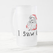 De Kerstman zag de Mok van de kerstgebitste bier (Voorkant links)
