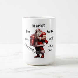 De Kerstman zal me redden Koffiemok