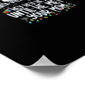 De Kerstman zei altijd &#34; Hey Hey Hey&#34; Tot  Poster (Hoek)