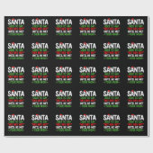 De kerstman zei altijd 'hé' tot hij je moeder ontm cadeaupapier (Vlak)