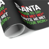 De kerstman zei altijd 'hé' tot hij je moeder ontm cadeaupapier (Rol Hoek)