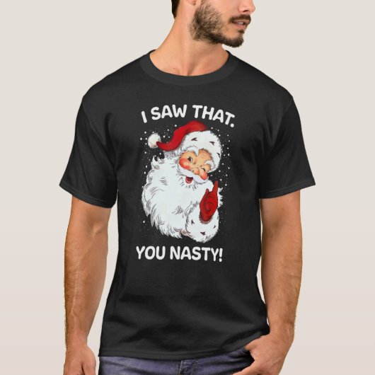 De kerstman zei dat je grappig genoeg bent om tege t-shirt (Voorkant)