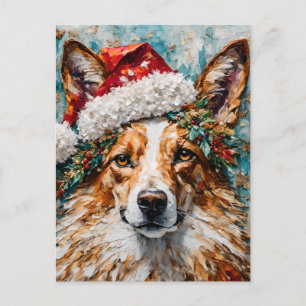 De Kerstmis Collie Briefkaart