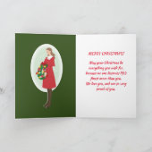 DE KERSTMIS KAART VAN EEN DOCHTER (Binnen)