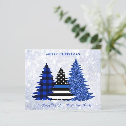 De Kerstmis van de politie van de Begroting Glitte (Staand voorkant)