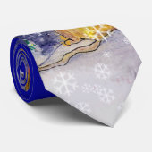 De kerstmis van het dier stropdas (Opgerold)