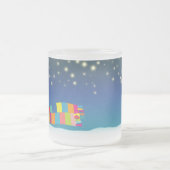 De kerstmok van Little Pig Matglas Koffiemok (Center)