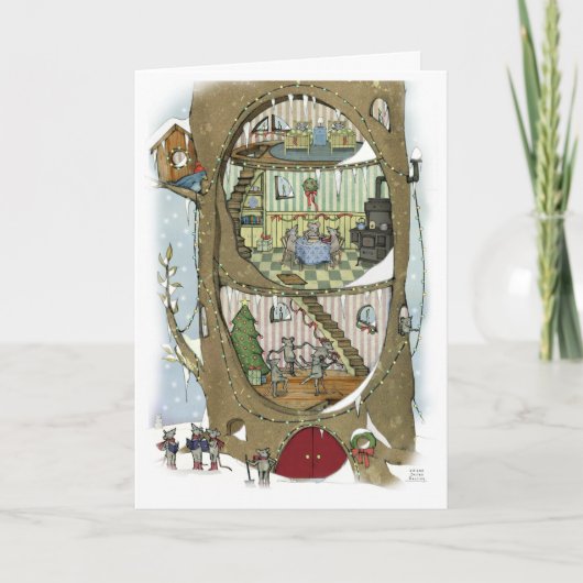 De kerstmuis kaart (Voorkant)