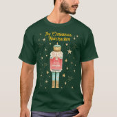 De Kerstnotenkraker Gold Stars Forest Green T-shirt (Voorkant)