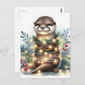 De kerstotter briefkaart (Voorkant / Achterkant)