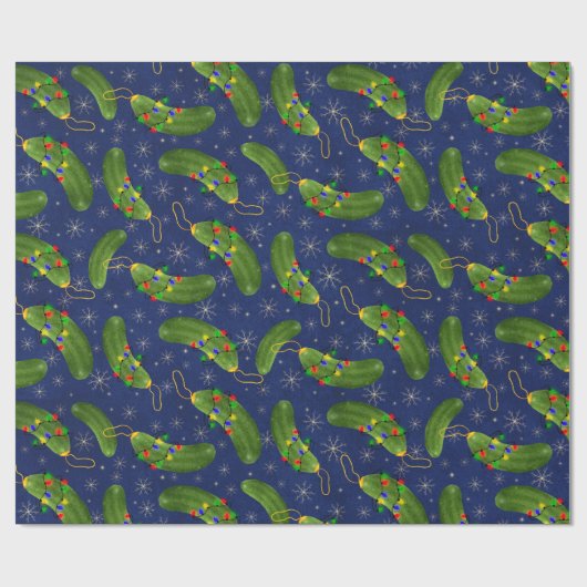 De kerstpekel cadeaupapier (Vlak)