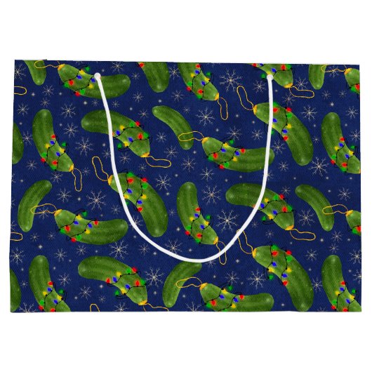 De kerstpekel groot cadeauzakje (Achterkant)