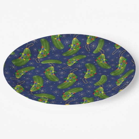 De kerstpekel papieren bordje (Gekanteld)