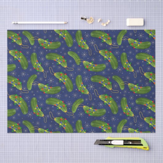 De kerstpekel  tissuepapier (Craft)