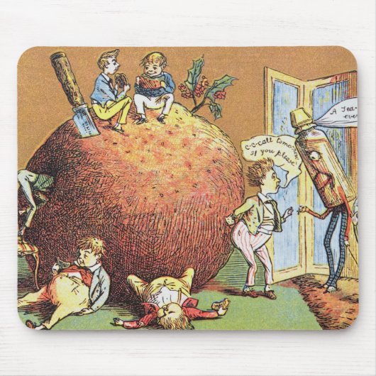 De kerstpodding muismat (Voorkant)