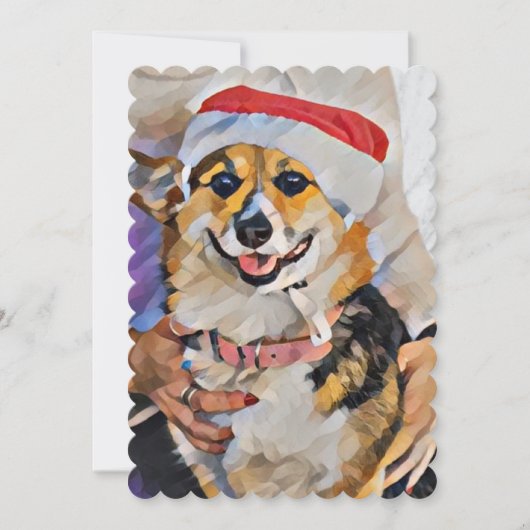 De kerstpoten komen naar de stad kaart (Voorkant)