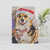 De kerstpoten komen naar de stad kaart (Staand voorkant)