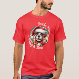 De kerstpoten komen naar de stad t-shirt