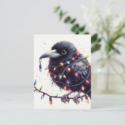 De Kerstraaf Briefkaart (Staand voorkant)