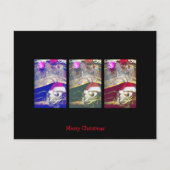 De kerstschildpad vermoorden feestdagenkaart (Voorkant)