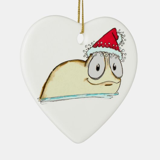 De kerstslug keramisch ornament (Rechts)