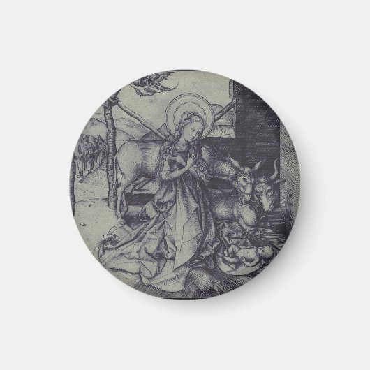 De Kerststal Stark Ink Art Magneet (Voorkant)