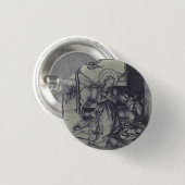 De Kerststal Stark Ink Art Ronde Button 3,2 Cm (Voorkant /achterkant)