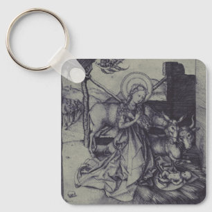 De Kerststal Stark Ink Art Sleutelhanger