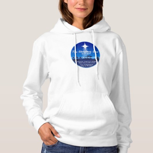 De kerstster hoodie (Voorkant)