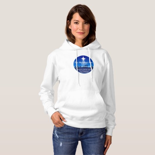 De kerstster hoodie (Voorkant volledig)