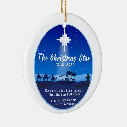 De Kerstster Keramisch Ornament (Rechts)