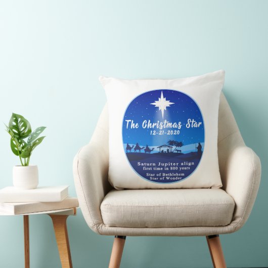 De kerstster kussen (Stoel)