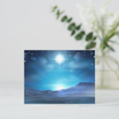 De Kerstster van de Geboorte van Christus van Feestdagenkaart (Staand voorkant)