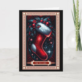 De kerststoktarot Kaart