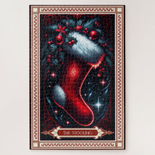 De kerststoktarot Kaart Legpuzzel