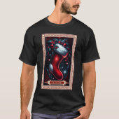 De kerststoktarot Kaart T-shirt (Voorkant)
