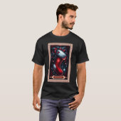De kerststoktarot Kaart T-shirt (Voorkant volledig)