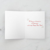 De kerststraatlampje voor de feestdag - Christm Feestdagen Kaart (Binnen)