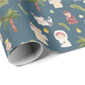 De kerstvakantie-marinepapier cadeaupapier (Rol Hoek)